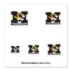 Missouri Tigers Fingernail Tattoos - 4 Pack