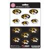 Missouri Tigers Mini Decals - 12 Pack