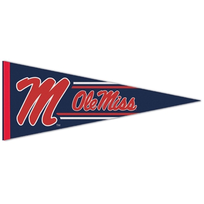 Mississippi Ole Miss Rebels Premium Pennant - 12" X 30"