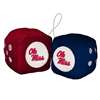 Mississippi Ole Miss Rebels Fuzzy Dice