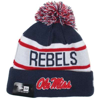 Mississippi Ole Miss Rebels New Era Biggest Fan Knit Beanie