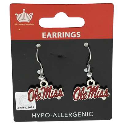 Mississippi Ole Miss Rebels Dangler Earrings