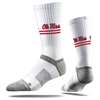 Mississippi Ole Miss Rebels Strideline Premium Crew Sock - White