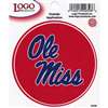 Mississippi Ole Miss Rebels Logo Decal - 3.5" x 3.5"