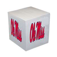 Mississippi Ole Miss Rebels Sticky Note Memo Cube - 550 Sheets