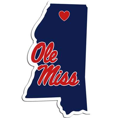 Mississippi Ole Miss Rebels Home State Decal