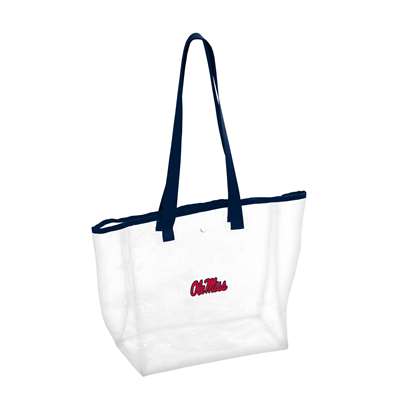 Mississippi Ole Miss Rebels Clear Stadium Tote Bag