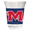 Mississippi Ole Miss Rebels Round Shot Glass - 2 oz