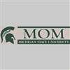 Michigan State Spartans Die Cut Decal Strip - Mom