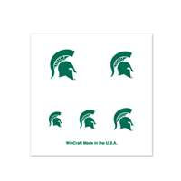 Michigan State Spartans Fingernail Tattoos - 4 Pack