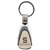 Michigan State Spartans Chrome Teardrop Key Chain