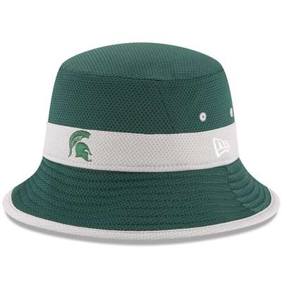 Michigan State Spartans New Era Training Bucket Hat - Green