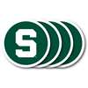 Michigan State Spartans Coaster Set - 4 Pack
