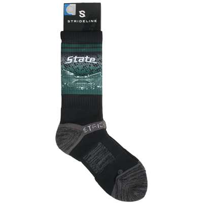 Michigan State Spartans Strideline Strapped Fit 2 0 Socks East