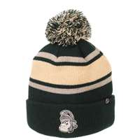 Michigan State Spartans Zephyr Tradition Vintage Pom Knit Beanie