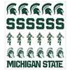 Michigan State Spartans Multi-Purpose Vinyl Sticker Sheet