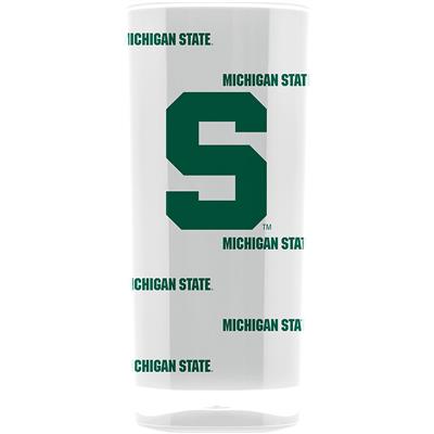 Michigan State Spartans Acrylic Square Tumbler Glass - 16 oz