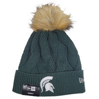 Michigan State Spartans New Era Womens Snowy Knit