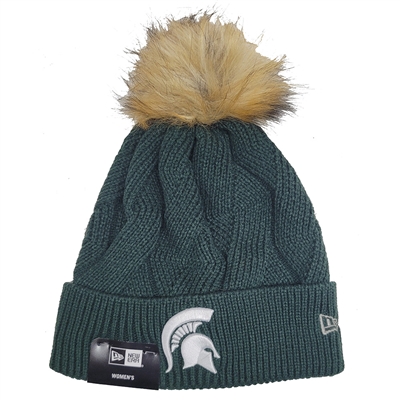 Michigan State Spartans New Era Womens Snowy Knit