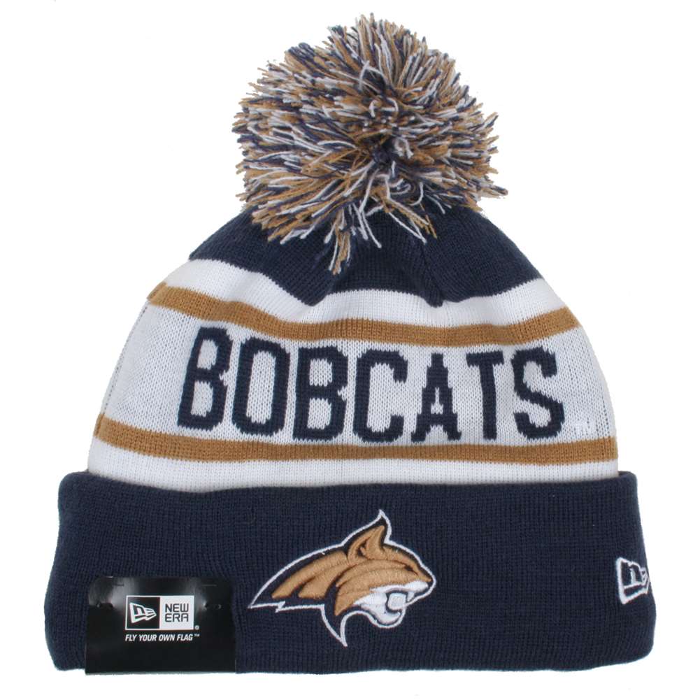 Montana State Bobcats New Era Biggest Fan Knit Beanie