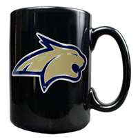 Montana State Bobcats 15oz Black Ceramic Mug