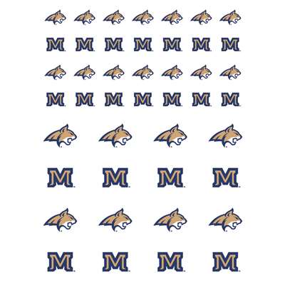 Montana State Bobcats Small Sticker Sheet - 2 Sheets