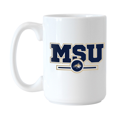 Montana State Bobcats 15oz Letterman Ceramic Mug