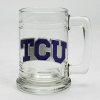 Tcu 16oz Glass Tankard