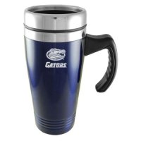 Florida Gators Engraved 16oz Stainless Steel Travel Mug - Blue