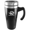 Missouri Tigers Engraved 16oz Stainless Steel Travel Mug - Black