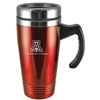 Arizona Wildcats Engraved 16oz Stainless Steel Travel Mug - Red