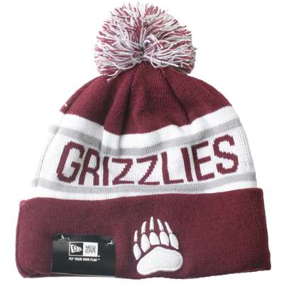 Montana Grizzlies New Era Biggest Fan Knit Beanie