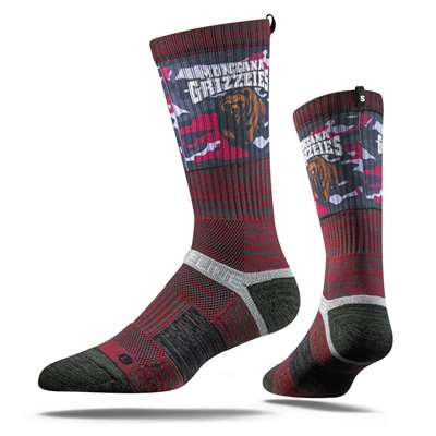 Montana Grizzlies Strideline Strapped Fit 2.0 Socks - Maroon