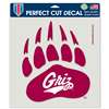 Montana Grizzlies Full Color Die Cut Decal - 8" X 8"