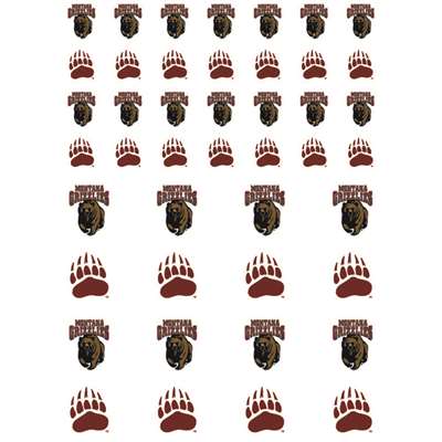 Montana Grizzlies Small Sticker Sheet - 2 Sheets