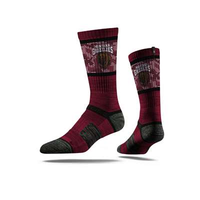 Montana Grizzlies Strideline Premium Crew Sock - Maroon