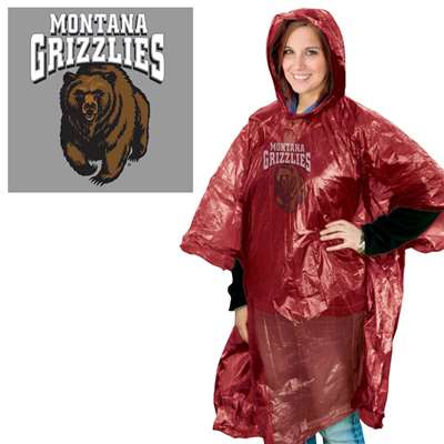 Montana Grizzlies Rain Poncho