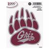 Montana Grizzlies Logo Decal - 4" x 5"