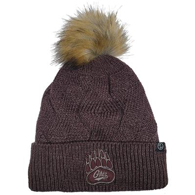 Montana Grizzlies Zephyr Women's Tina Pom Knit