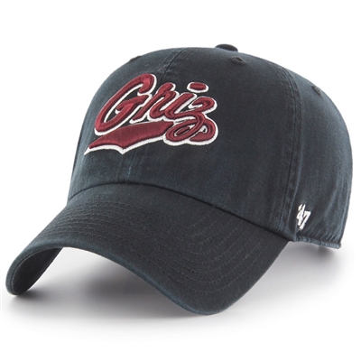 Montana Grizzlies 47 Brand Clean Up Adjustable Hat