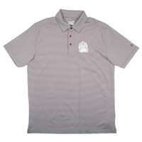 Montana Grizzlies Under Armour Heatgear Stripes Polo - Grey