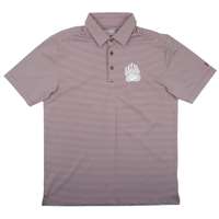 Montana Grizzlies Under Armour Heatgear Stripes Polo - Maroon