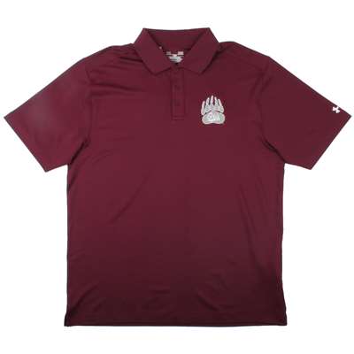 Montana Grizzlies Under Armour Heatgear Polo - Maroon