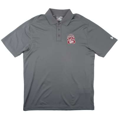 Montana Grizzlies Under Armour Heatgear Polo - Graphite