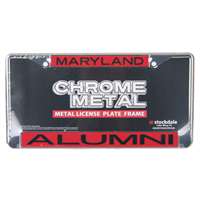 Maryland Terrapins Metal Alumni Inlaid Acrylic License Plate Frame