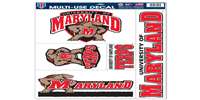 Maryland Terrapins Ultra Decal Set - 11'' X 17''