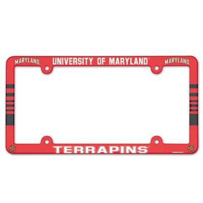 Maryland Terrapins Plastic License Plate Frame