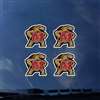 Maryland Terrapins Transfer Decals - Set of 4