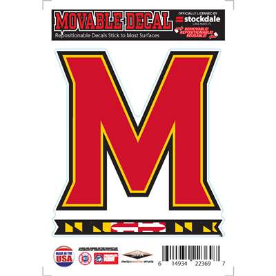 Maryland Terrapins Repositionable Vinyl Decal