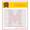 This 2 pack of memo pads features a team logo with a team color header that says Memo on each page. The body of the pad has lines and has a team logo in the background. Each pad contains 50 pages. (2 pack of 50each). Measures 4.5 inches wide by 5 inches t